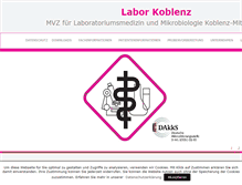 Tablet Screenshot of labor-koblenz.com